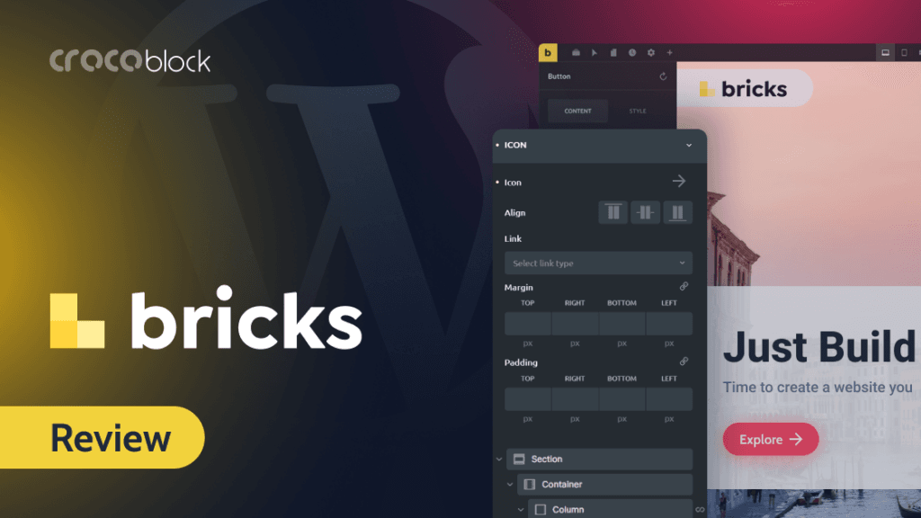 Bricks Builder - Best WordPress Page Builders in 2025 by Jackober