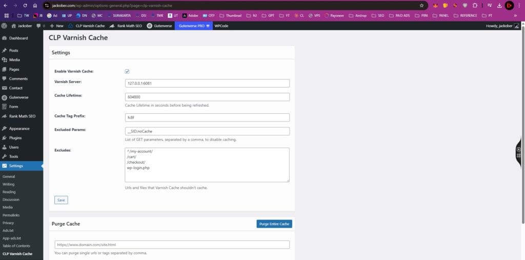 CLP Varnish Cache, WordPress Caching Plugin by Cloudpanel