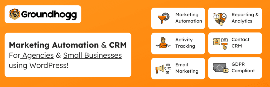 Groundhogg + WordPress ERP