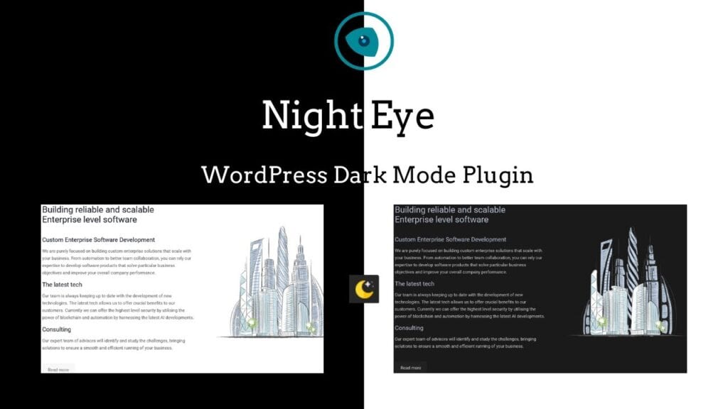 night eye - Best WordPress Dark Mode Plugins in 2025