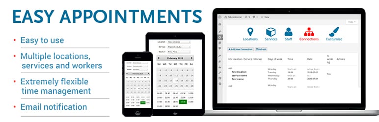 Easy Appointments - Best WordPress Appointment Booking Plugins in 2025