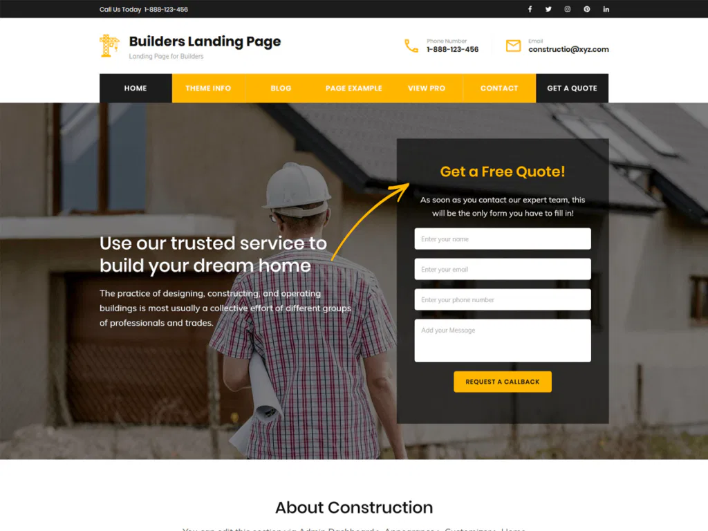 How to Create a Landing Page in WordPress for 2025