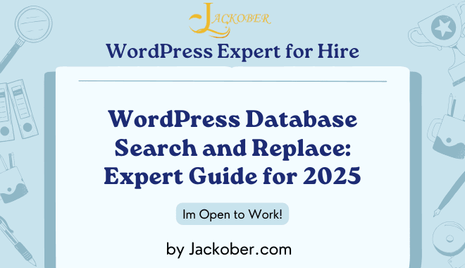 WordPress Database Search and Replace: Expert Guide for 2025
