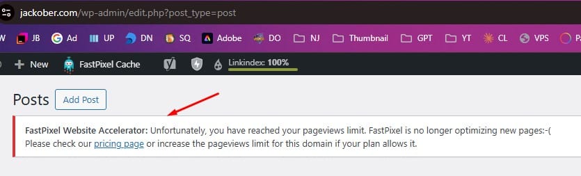 Even My Site Hits the Limitations