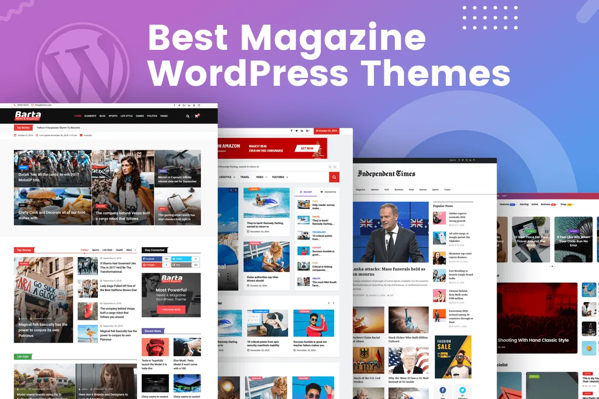 Best Magazine WordPress Themes in 2025 by Jackober