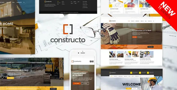 Constructo - Best Construction WordPress Themes in 2025 by Jackober