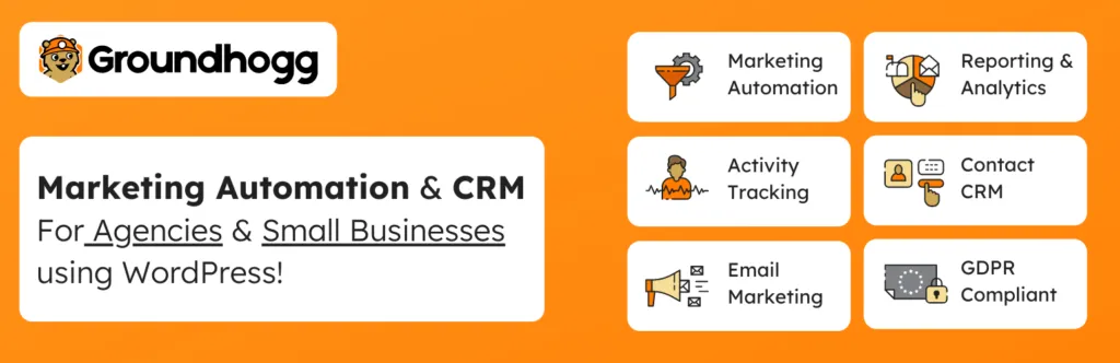 Groundhogg + WordPress ERP