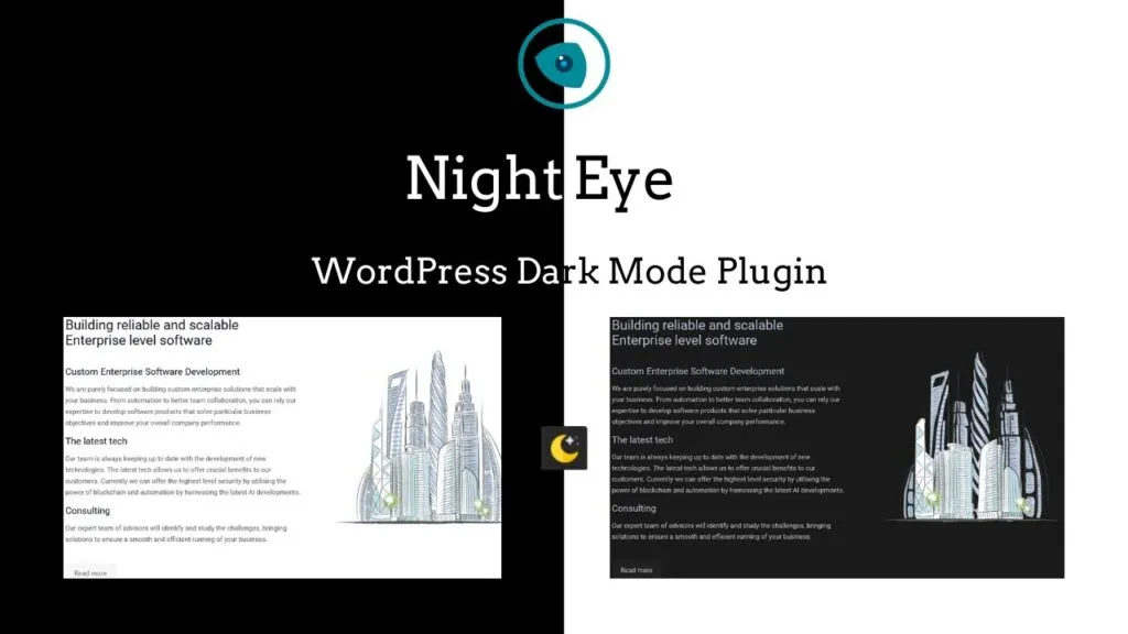 night eye - Best WordPress Dark Mode Plugins in 2025