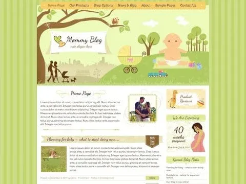 Mommy_Blog Best Parenting WordPress Themes in 2025