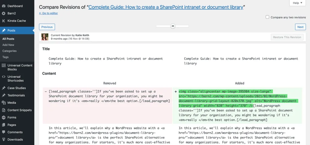 WordPress Content Revision Control: Expert Guide to Managing Post Revisions