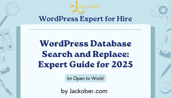 WordPress Database Search and Replace: Expert Guide for 2025
