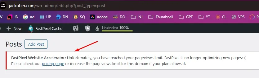Even My Site Hits the Limitations